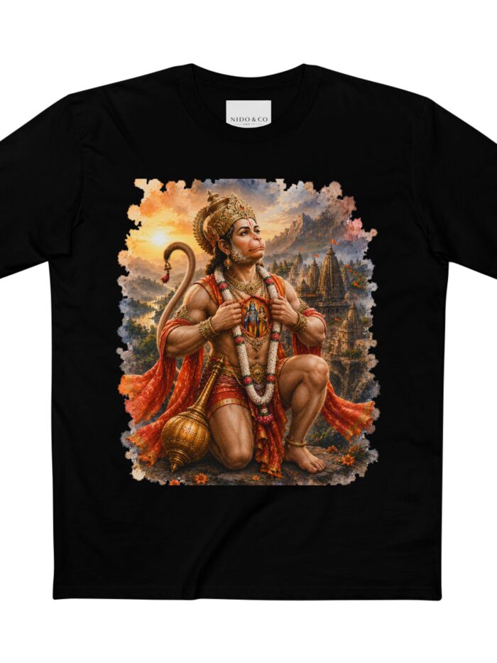 Men's Bajrangbali Tee | Strength, Courage & Unwavering Faith