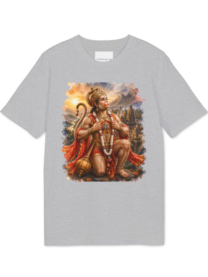 Women's Bajrangbali Tee | Strength, Courage & Unwavering Faith