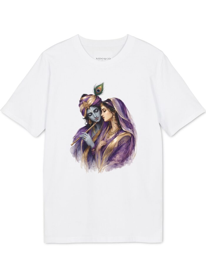 Women's Radha & Krishna Tee | A Bond of Eternal Devotion