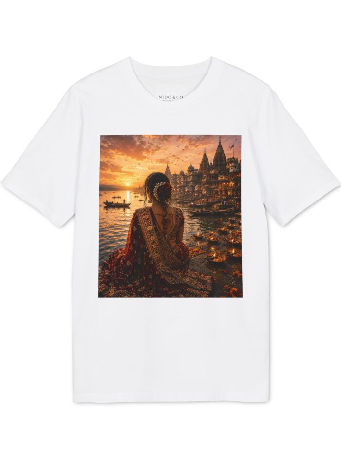 Women's Varanasi Ghats Sunset Tee