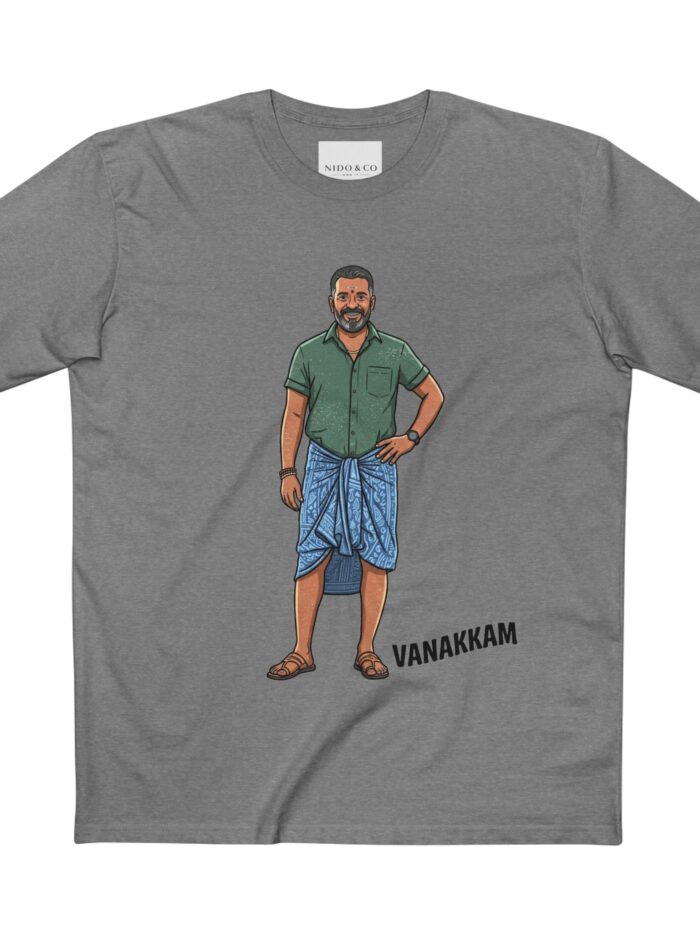 Men's Vanakkam Tee | Where Every Greeting Feels Like Home