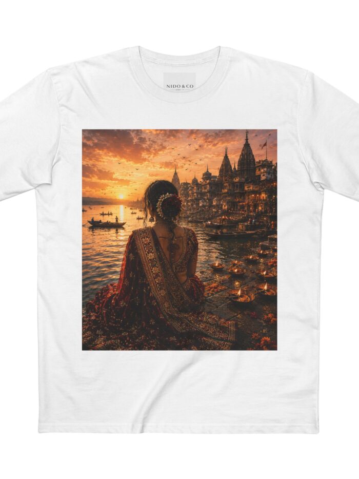 Men's Varanasi Ghats Sunset  Tee