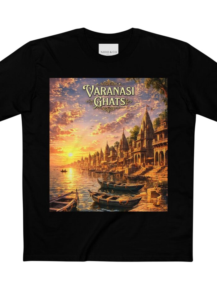 Men's Varanasi Tee - Where Ganges Meets the Sunrise