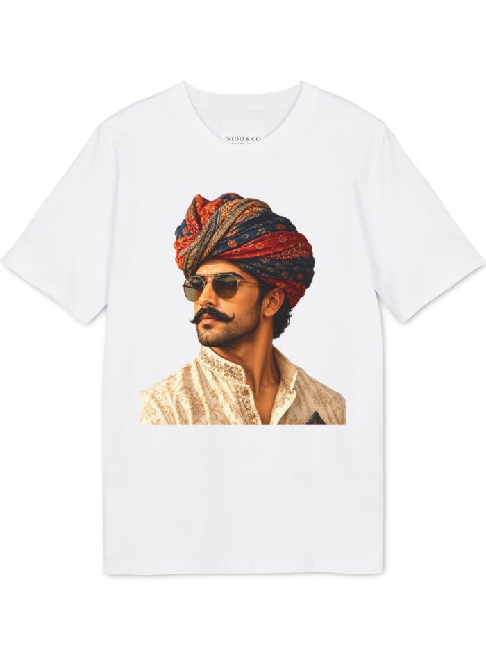 Women's Royal Rajasthani Turban Portrait Tee