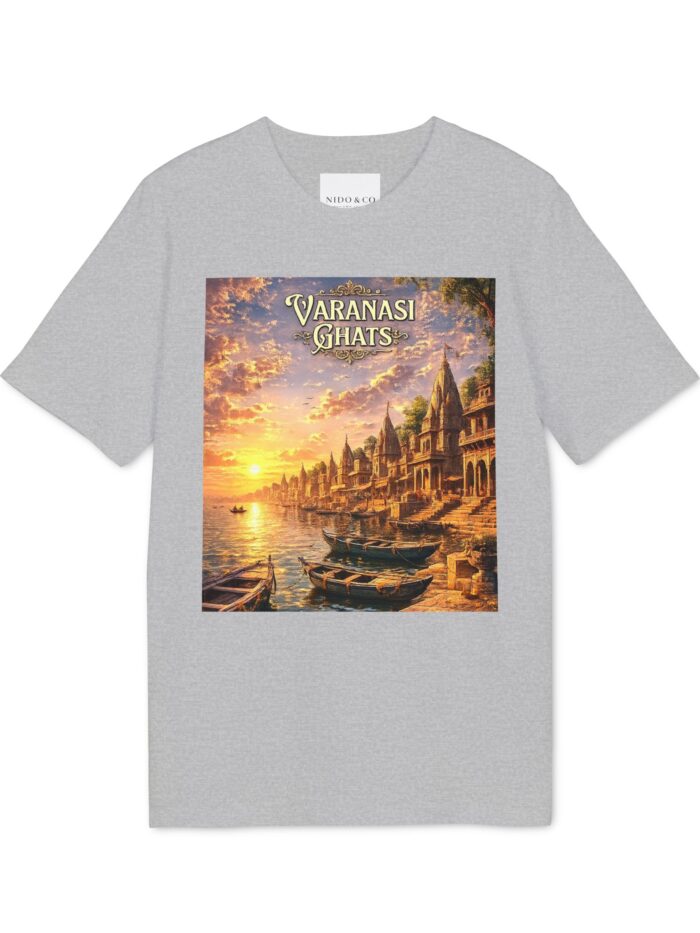Women's Varanasi Tee - Where the Ganges Meets the Sunrise