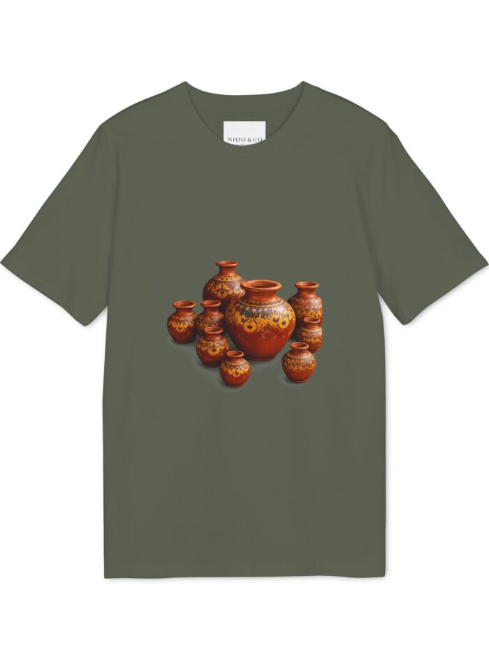 Women's Handcrafted Clay Pottery Tee