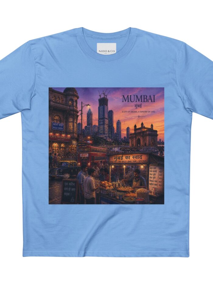 Mens Mumbai Street Scene Tee