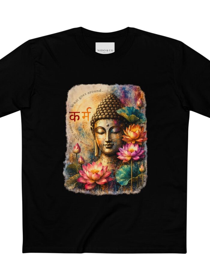 Men's Buddha Lotus Tee | Peace, Mindfulness and Timeless Art
