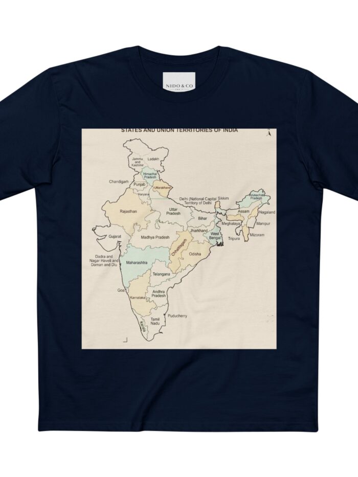 Men's India Map Heritage Tee - One Nation, Countless Stories