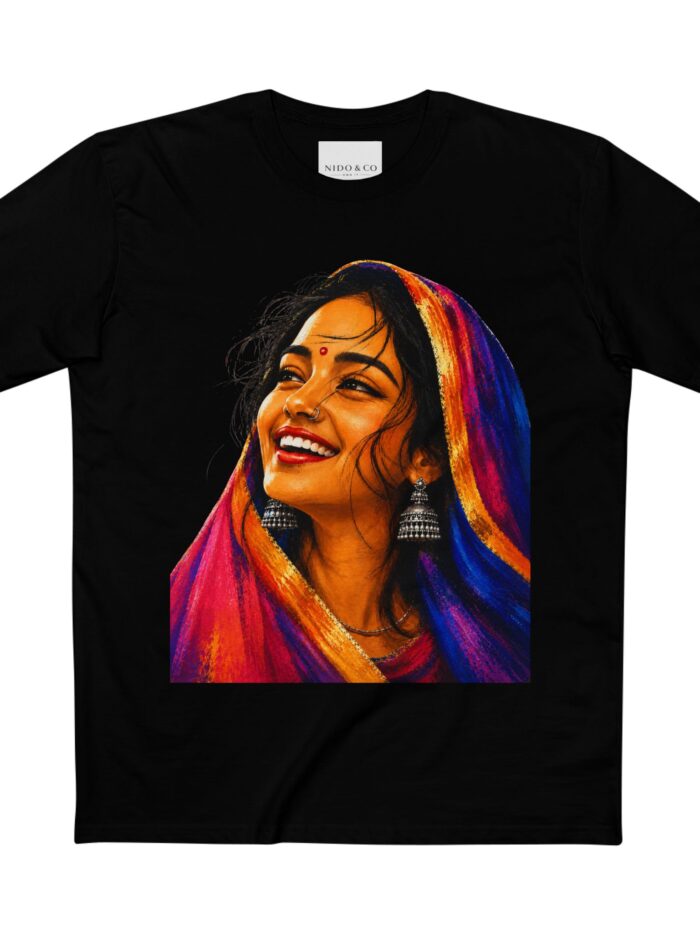 Men's Vibrant Cultural Portrait Graphic Tee