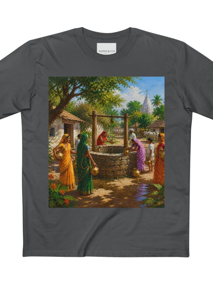 Mens Colorful Indian Rural Art Tee