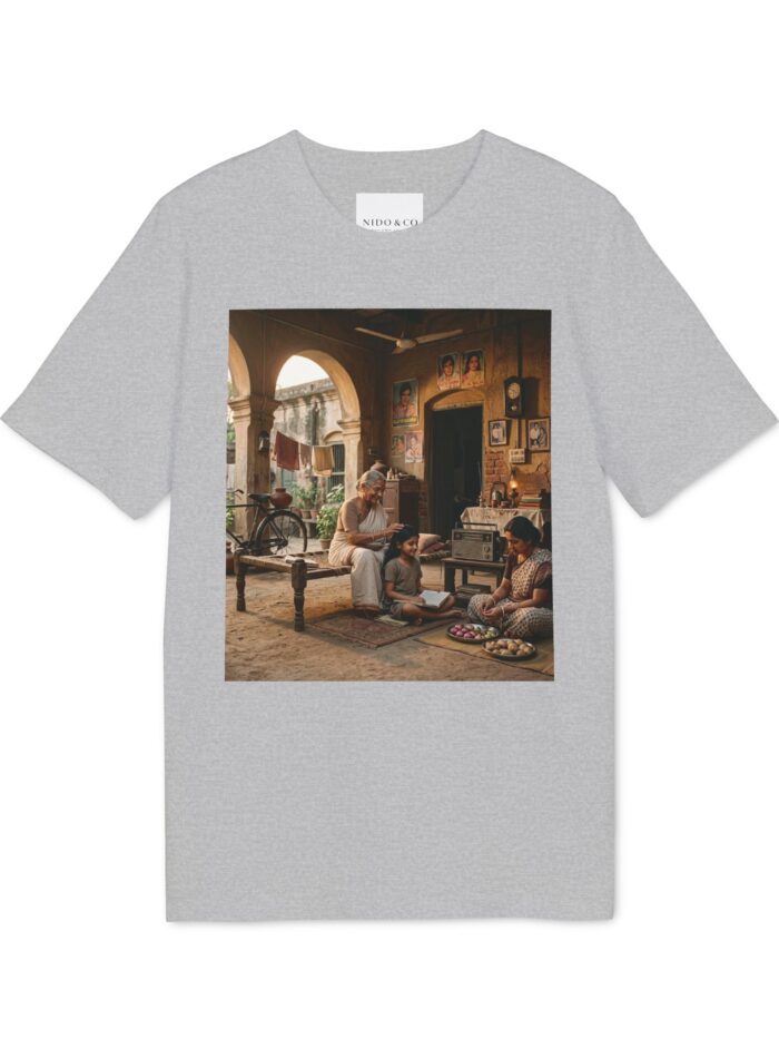 Womens Vintage Market Scene Tee