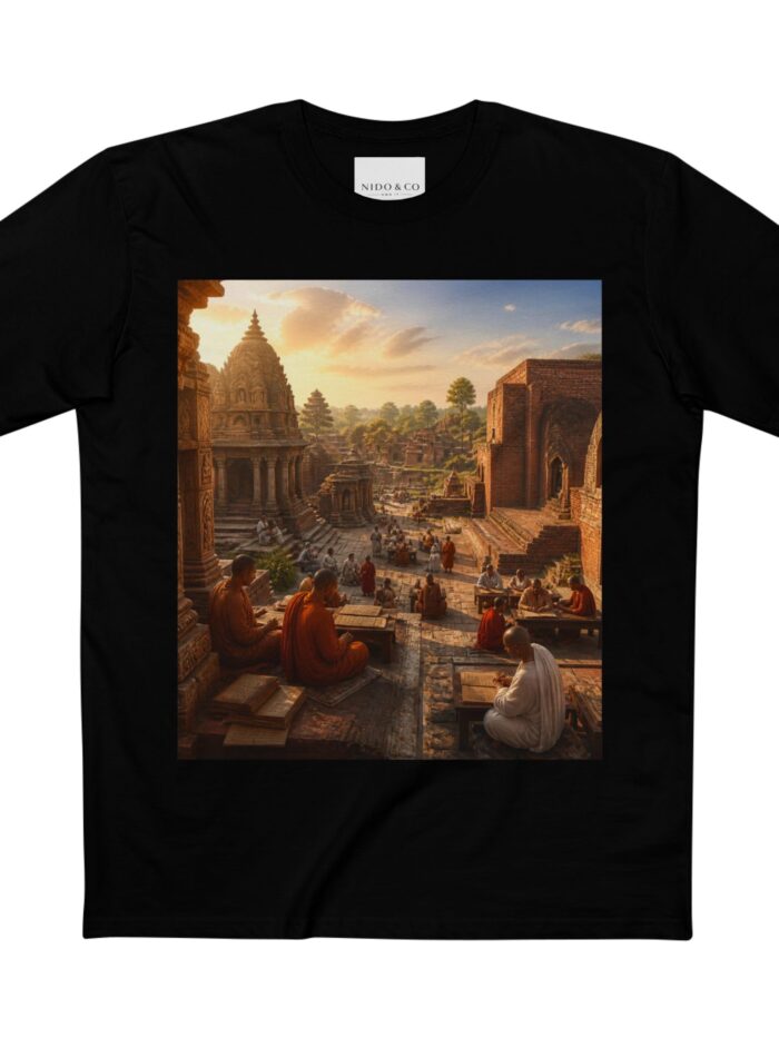 Mens Temple Market Scene Tee