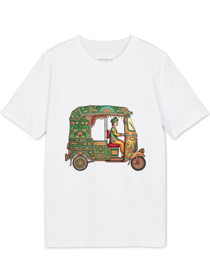 Women's Ride the heart of India- Vintage Auto Rickshaw Tee