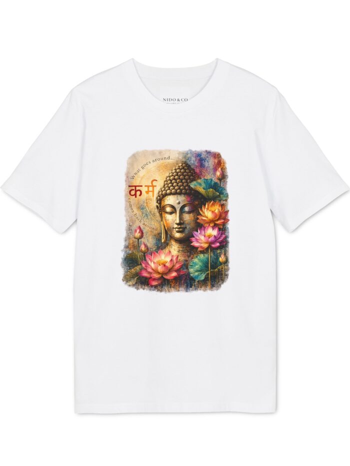 Women's Buddha Lotus Tee | Peace, Mindfulness and Timeless Art Tee