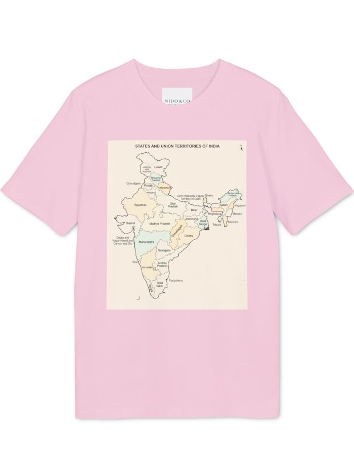 Women's India Map Heritage Tee - One Nation, Countless Stories