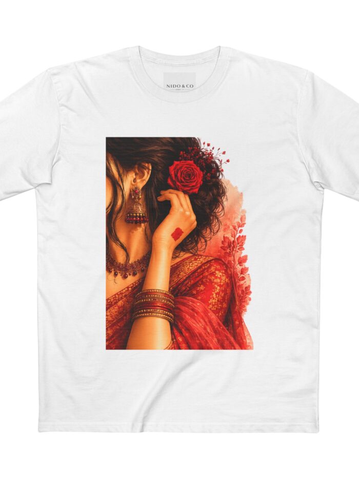 Men's Rose and Grace Timeless Indian Elegance Tee