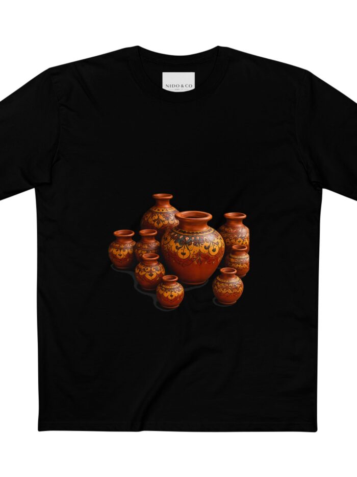 Men's Handcrafted Clay Pottery Tee